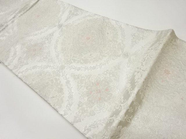 リサイクル　華文模様織出し袋帯